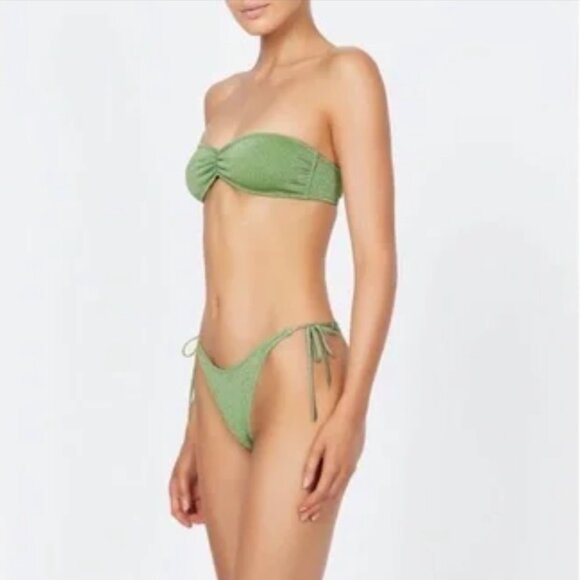 Triangl Vance-Fawn sparkle matching bikini top and bottom with bag - Picture 2 of 8